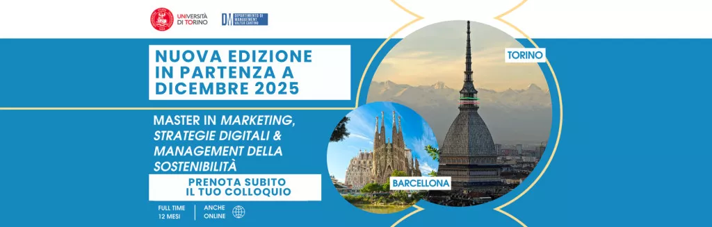 Master in Marketing, Strategie Digitali & Management della sostenibilità